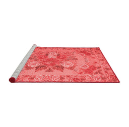 French Red Washable Rugs