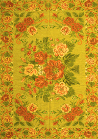 Medallion Yellow French Rug, tr933yw