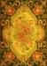 Medallion Yellow French Rug, tr934yw