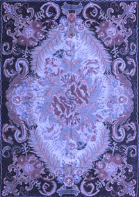 Medallion Blue French Rug, tr934blu