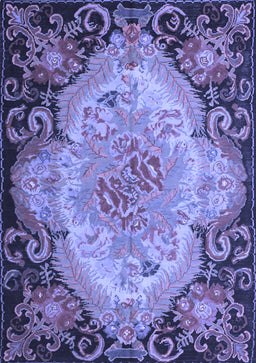 Medallion Blue French Rug, tr934blu