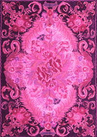 Medallion Pink French Rug, tr934pnk