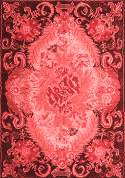 Medallion Red French Area Rugs