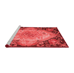 French Red Washable Rugs