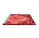 French Red Washable Rugs