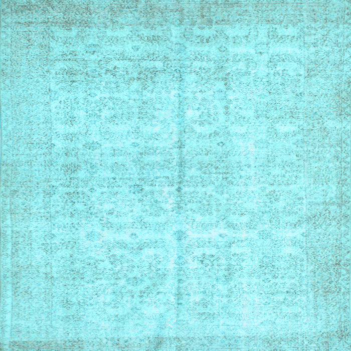Square Persian Light Blue Traditional Rug, tr936lblu
