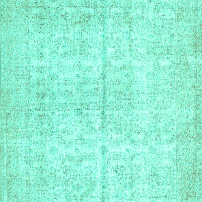 Machine Washable Persian Turquoise Traditional Area Rugs, wshtr936turq