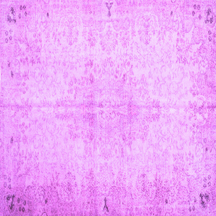 Square Persian Purple Traditional Rug, tr937pur