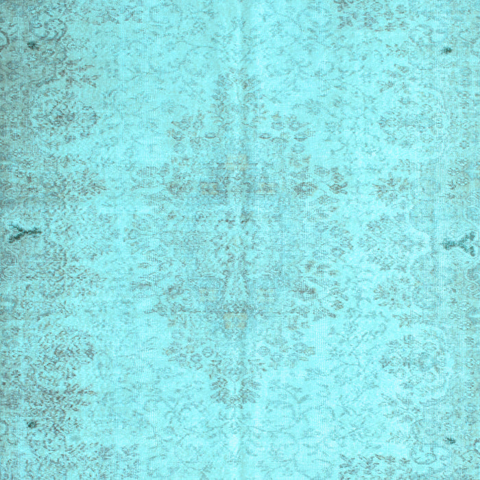 Machine Washable Persian Light Blue Traditional Rug, wshtr937lblu