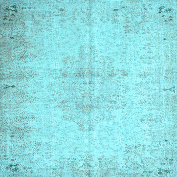 Square Persian Light Blue Traditional Rug, tr937lblu