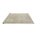 Sideview of Machine Washable Traditional Light French Beige Brown Rug, wshtr938