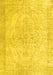 Machine Washable Persian Yellow Traditional Rug, wshtr938yw