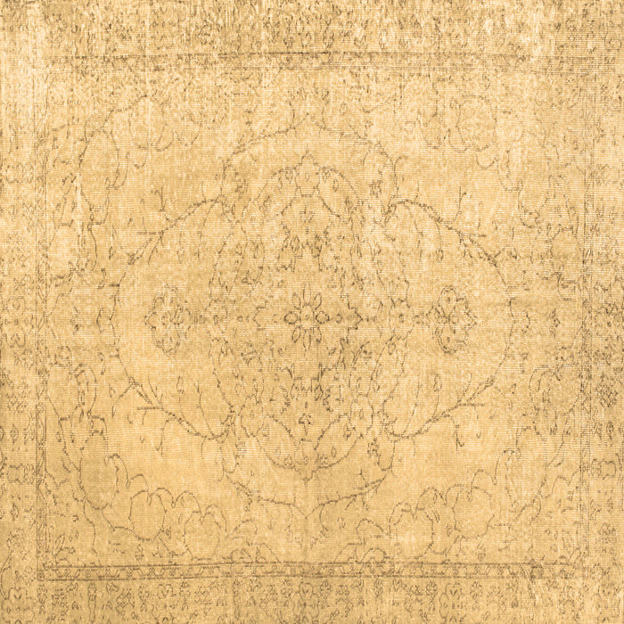 Square Machine Washable Persian Brown Traditional Rug, wshtr938brn