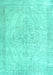 Persian Turquoise Traditional Rug, tr938turq