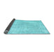 Sideview of Persian Light Blue Traditional Rug, tr938lblu