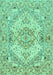 Persian Turquoise Traditional Rug, tr939turq