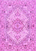 Machine Washable Persian Purple Traditional Area Rugs, wshtr939pur