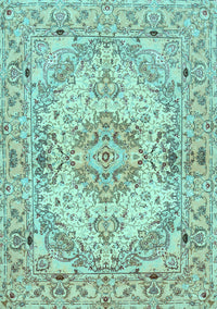 Persian Light Blue Traditional Rug, tr939lblu