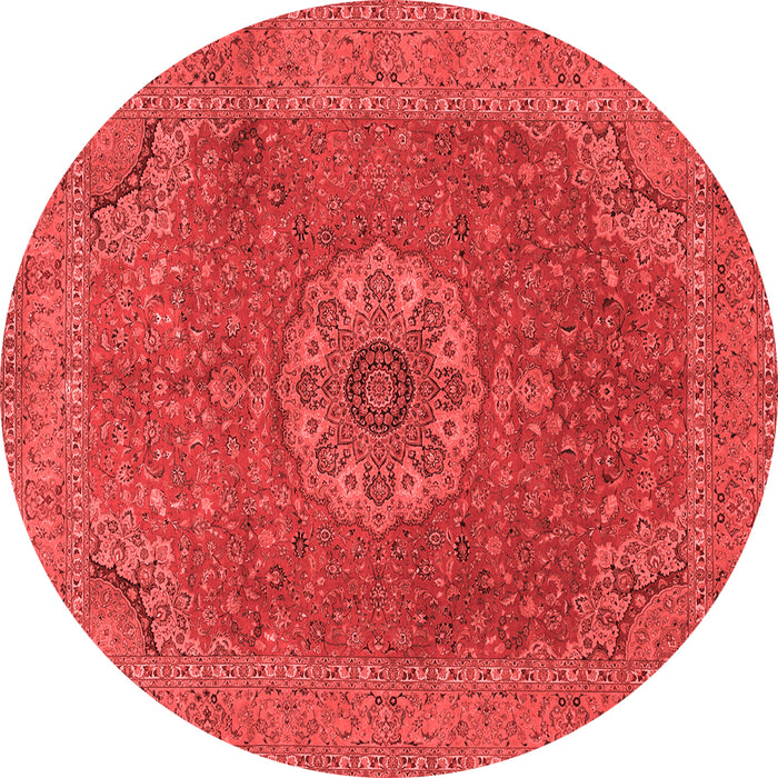 Medallion Red Traditional Rug, tr93red