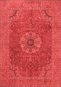 Medallion Red Traditional Rug, tr93red