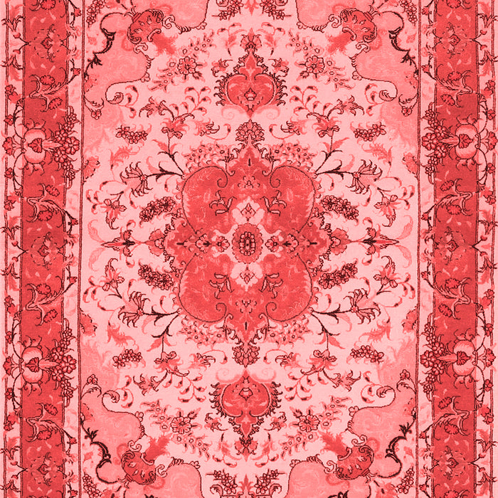 Machine Washable Persian Red Traditional Rug, wshtr940red