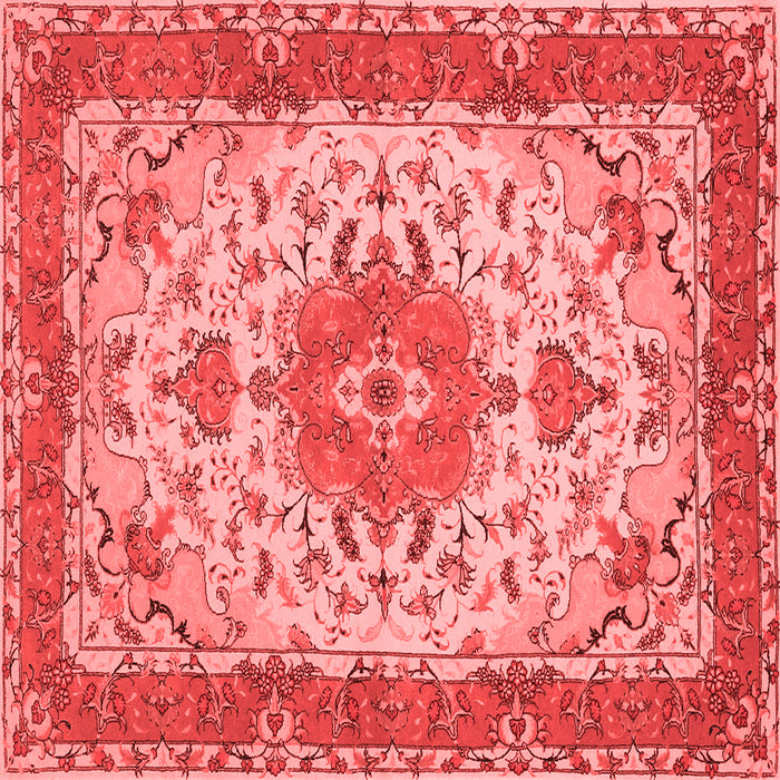 Machine Washable Persian Red Traditional Rug, wshtr940red