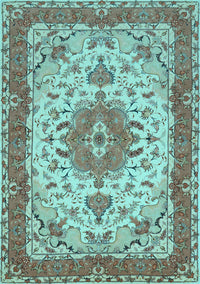 Persian Light Blue Traditional Rug, tr940lblu