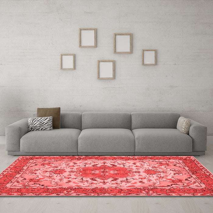 Traditional Red Washable Rugs