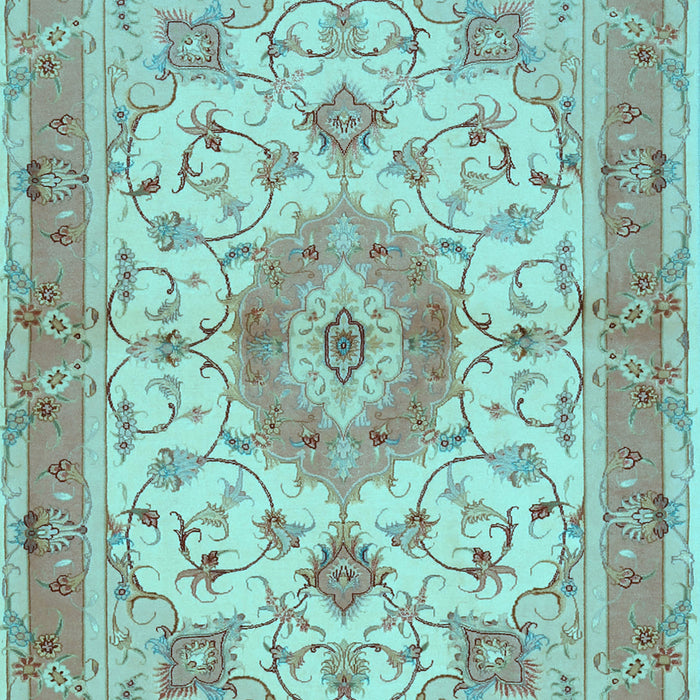 Persian Light Blue Traditional Rug, tr941lblu