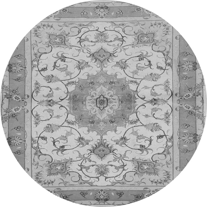 Square Persian Gray Traditional Rug, tr941gry