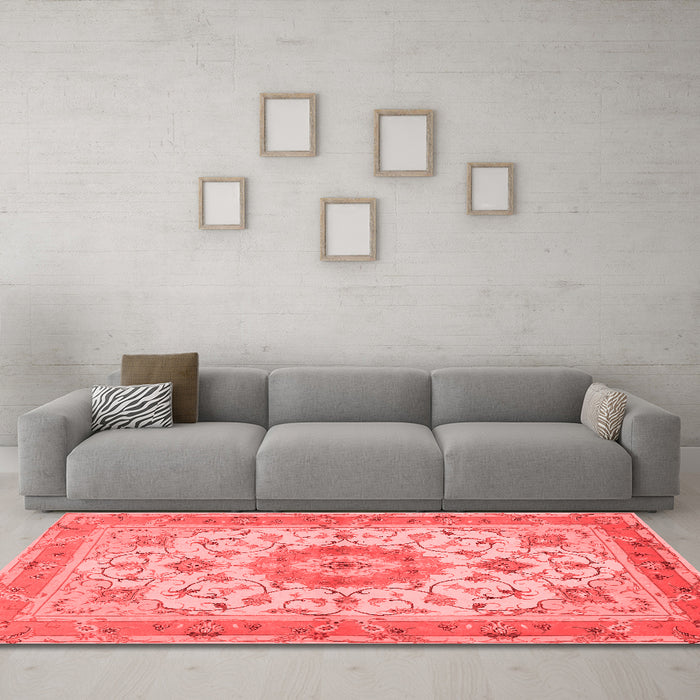 Traditional Red Washable Rugs