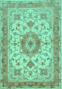 Persian Turquoise Traditional Rug, tr941turq