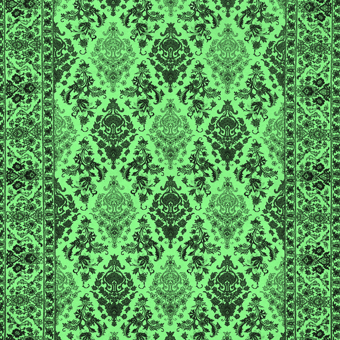 Persian Emerald Green Traditional Rug, tr942emgrn