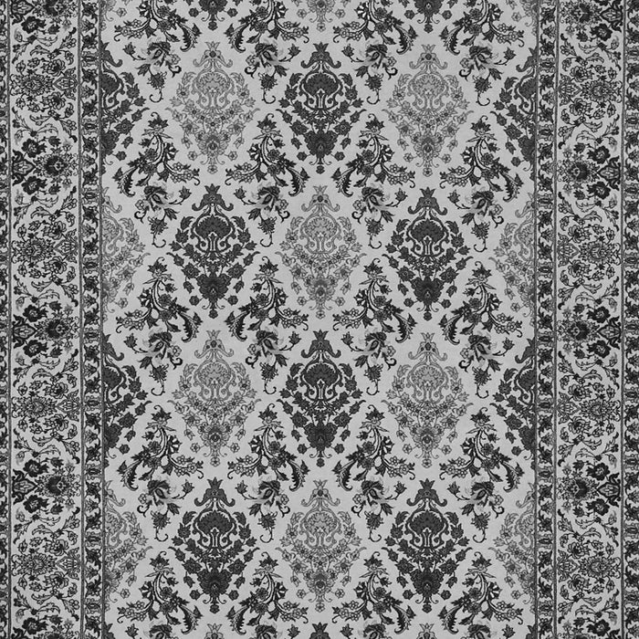 Serging Thickness of Machine Washable Persian Gray Traditional Rug, wshtr942gry