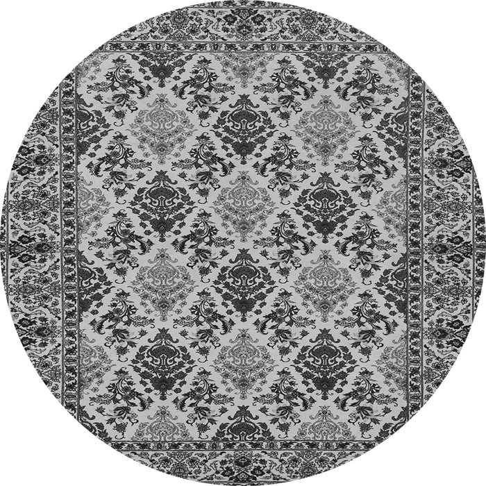 Square Persian Gray Traditional Rug, tr942gry