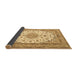 Sideview of Medallion Brown Traditional Rug, tr943brn