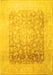 Persian Yellow Traditional Rug, tr944yw