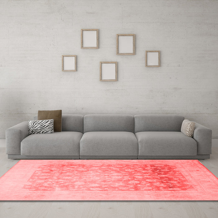 Traditional Red Washable Rugs