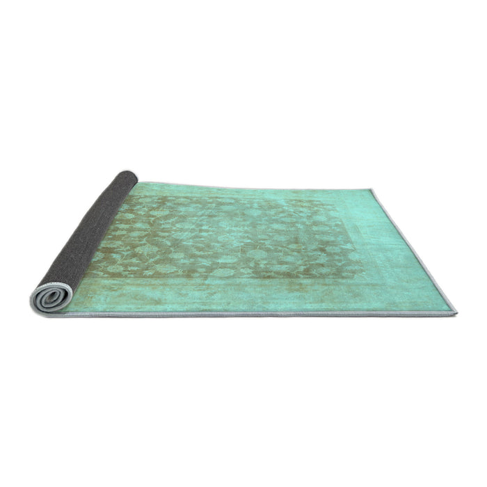 Sideview of Persian Light Blue Traditional Rug, tr944lblu