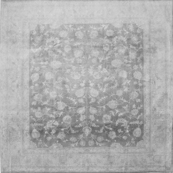 Serging Thickness of Persian Gray Traditional Rug, tr944gry