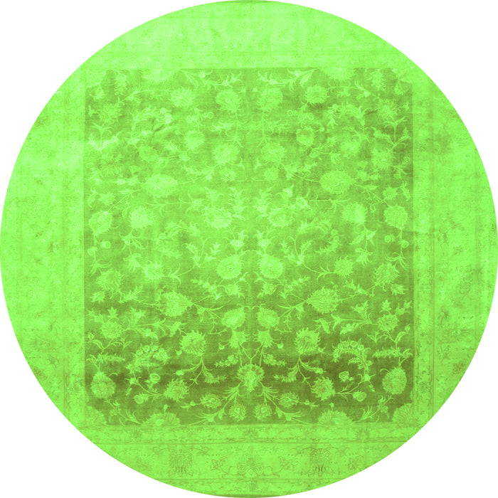 Machine Washable Persian Green Traditional Area Rugs, wshtr944grn