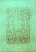 Persian Turquoise Traditional Rug, tr944turq