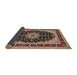 Sideview of Traditional Red Medallion Rug, tr945