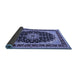 Sideview of Medallion Blue Traditional Rug, tr945blu