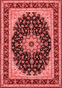 Medallion Red Traditional Rug, tr945red