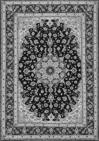 Medallion Gray Traditional Rug, tr945gry