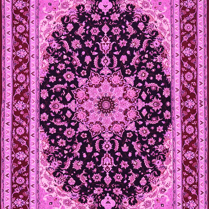 Medallion Pink Traditional Rug, tr945pnk