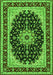 Medallion Green Traditional Rug, tr945grn