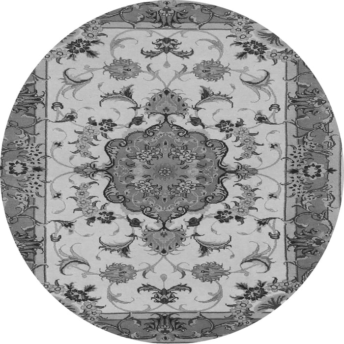 Square Persian Gray Traditional Rug, tr946gry