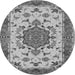 Square Persian Gray Traditional Rug, tr946gry